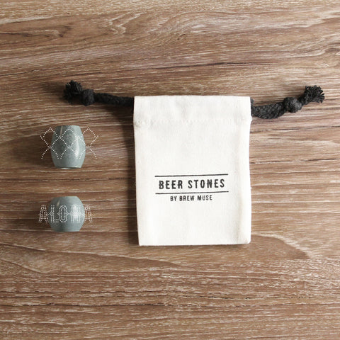 Beer Stones Set - 1 Hop 1 Olive - Uff Da, Aloha - Elevate Your Beer