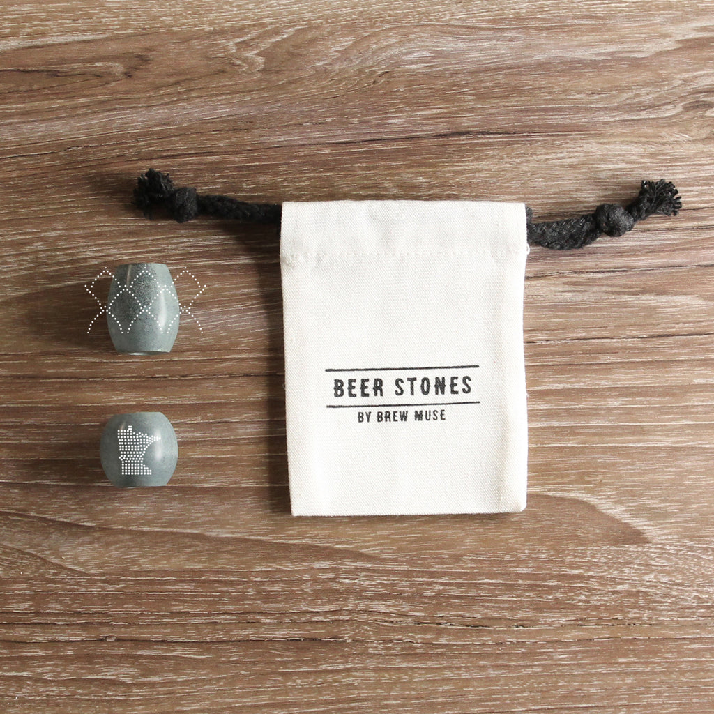 Beer Stones Set - 1 Hop 1 Olive - Pick any State - Perfect Your Pint!